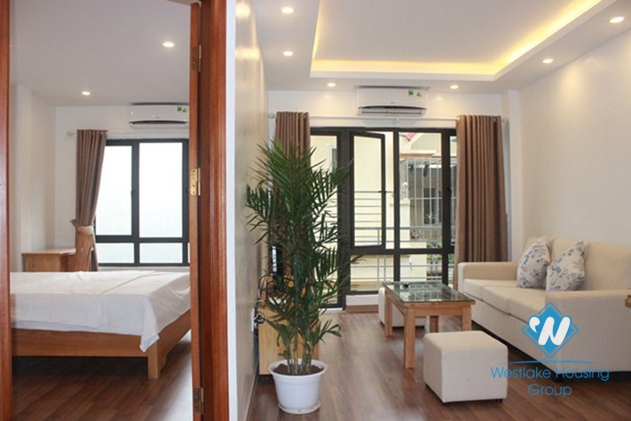Small and cozy apartment  with outdoor balcony for rent in Cau Giay, Hanoi